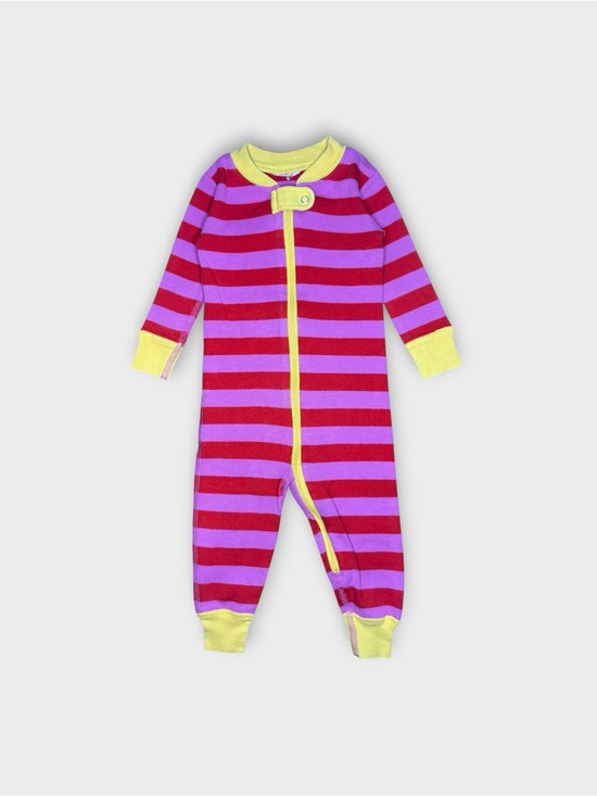 Hanna Andersson Other - Hanna Andersson Red & Pink Rugby Striped Organic Sleeper